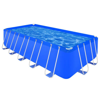 

Above Ground Swimming Pool Steel Rectangular 17 9" x 8 10" x 4