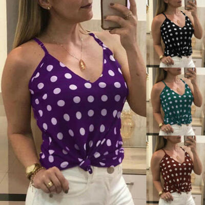 

Women Sexy Casual Tank Top Vest Blouse Sleeveless Summer Crop Top Shirt Cami Top