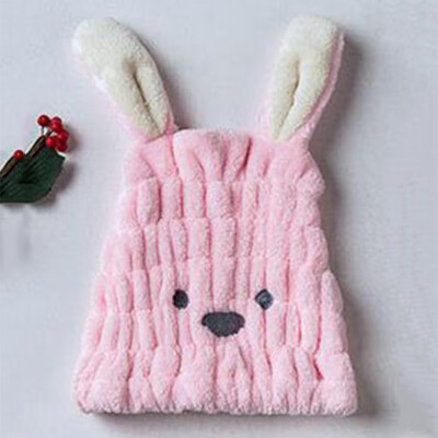 

Long Ear Rabbit Strong Absorbing Drying Velvet Ultra-Soft Hair Dry Hat Towels