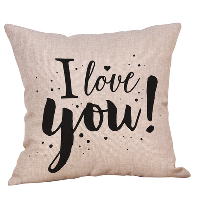 

Siaonvr Happy Valentines Day Throw Pillow Case Sweet Love Square Cushion Cover