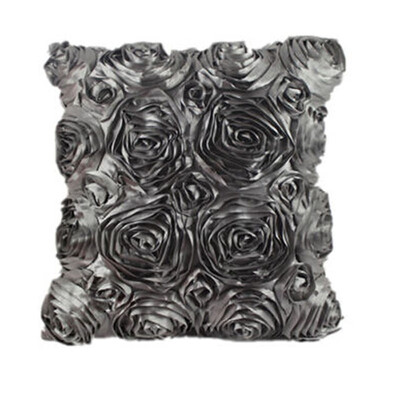 

〖Follure〗Fashion Floral Decorative Satin Throw Sofa Pillow Case Cushion Cover WH
