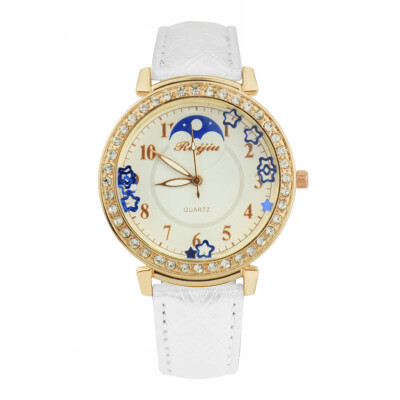 

RM Women Luxury Stainless Steel Bracelet Watch Analog Quartz Wrist Watch