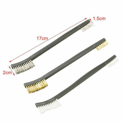 

〖Follure〗Stainless Steel Brush Cleaning Coppers Wire Tool Cleaning Brush Double Head