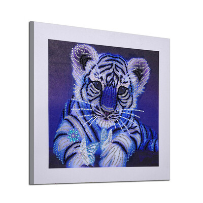

Gobestart Special Shaped Diamond Painting DIY 5D Partial Drill Cross Stitch Kits Crystal R
