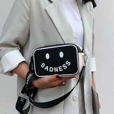 

Net red pouch handbag 2019 new wave fashion printing shoulder bag summer small fresh wild ins messenger bag