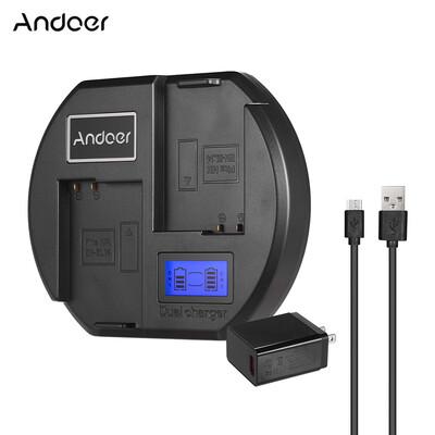 

Andoer Fast Charger Dual-channel Camera Battery Charger with