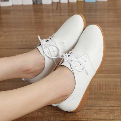 

2018 autumn new wild flat-bottom small shoes rest single shoes womens shoes female college students college