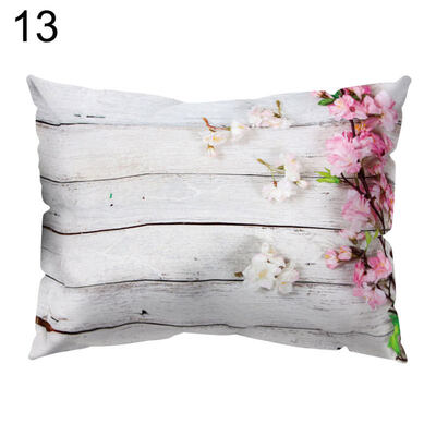 

Vintage Flower Printed Throw Pillow Protector Case Cushion Cover Bedding Article