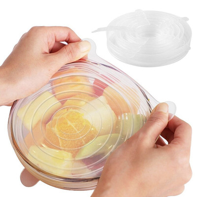 

Outdoor Silicone Stretch Lids 6-Pack of Various Sizes
