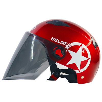 

Bike Motorcycle Half Face Helmet Sunscreen Ultraviolet-proof Protective Unisex Protective Gears Motorcycle Accessories