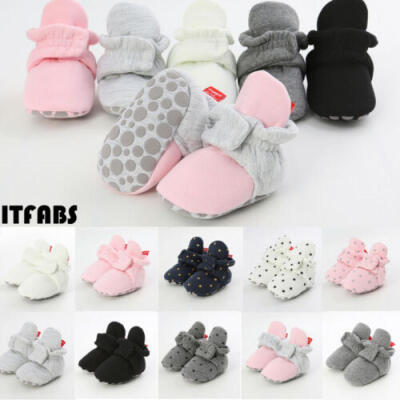 

Newborn Baby Soft Warm Crib Shoe Infant Boy Girl Boots Booties Prewalker 0-18M