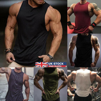 

Original Men Gym Muscle Shirt Y Back Stringer Tank Top Tee Vest Gym Sports