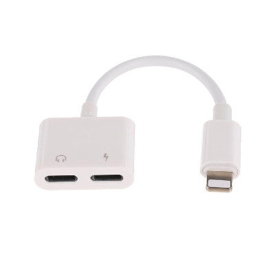 

Lightning to Dual Lightning Earphone Charging Cable Lightning Audio Cable Audio Adapter Earphone Charge Converter for iPhone