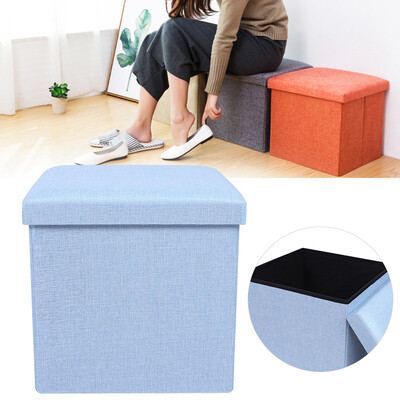

Greensen Soft Cushion Change Shoe Stool Storage Organizer Stand Holder Space SavingHome Furniture Storage Organizer