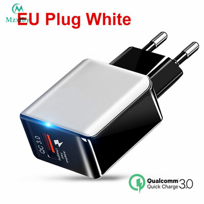 

Mzxtby QC 30 USB Charger Fiber Drawing Quick Charge 30 Fast Charger Portable Phone Charging Adapter for iPhone Xiaomi Mi9 EU US
