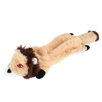 

Cute Animals Shaped Plush Squeak Toy Pet Dog Chew Bite Resistant Molar Toys