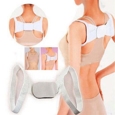 

Unisex Therapy Posture Corrector Body Back Pain Belt Brace Shoulder Support W