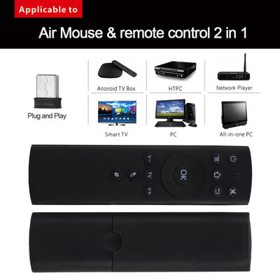 

24GHz Fly Air Mouse Wireless Remote Control 6-axis Motion Sensing IR Learning with USB Receiver Adapter for Smart TV Android TV B