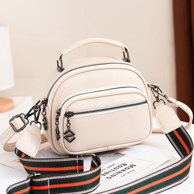 

Summer on the new small bag lady new fashion small round bag leisure inclined bag single shoulder handheld Korean version Baitao T