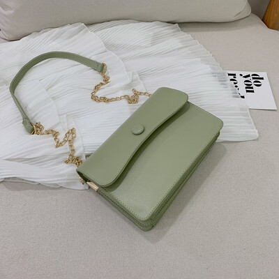 

2019 new wave Korean version of the simple temperament chain small square bag female fresh fashion casual wild shoulder Messenger bag