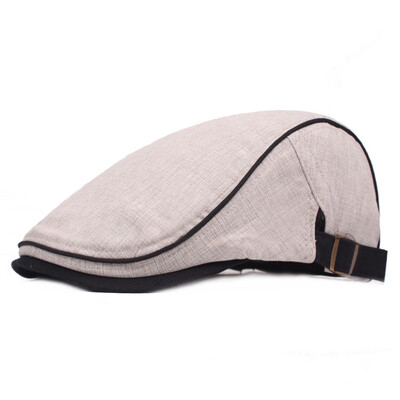 

Men Flat Cap Ivy Newsboy Hat Adjustable Driving Caps