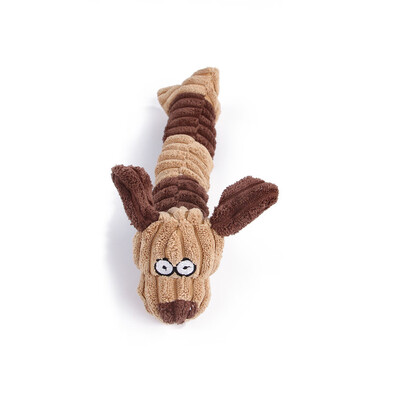 

Gobestart Pet Cat Dog Squeaky Toy Squeaker Sound Chew Fetch Interactive Plush Toy