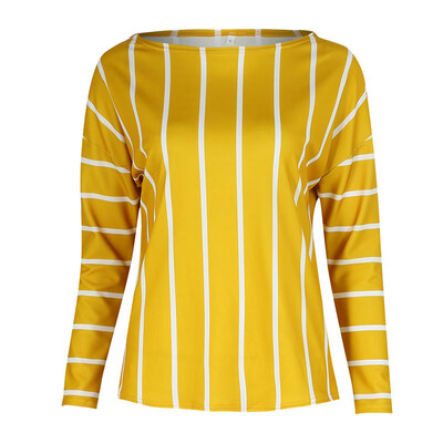 

Womens Sexy Tops Off Shoulder Striped Shirts Loose Blouse Casual Party T-shirt