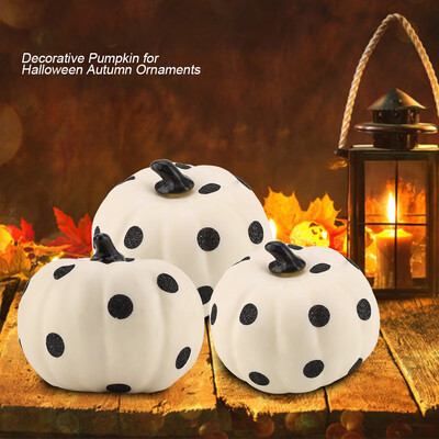 

PVC Dots Pattern Decorative Pumpkin for Autumn Fall Ornament Tabletop Decor Autumn Decor Decor Pumpkin