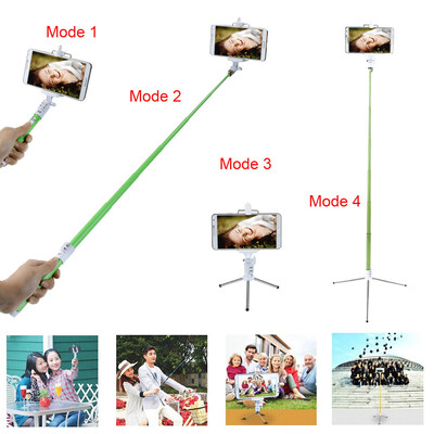 

Dispho Multifunctional Lightweight Extendable Wireless Bluetooth Remote Shooting Control Shutter Handheld Selfie Pole Monopod Stic