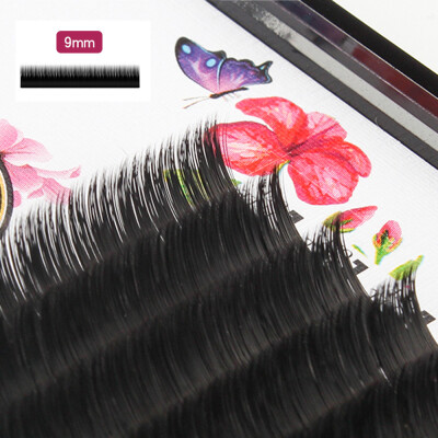 

Gobestart Grafting False Eye Lashes Wave 007 C Black Silk Eyelashes Extension