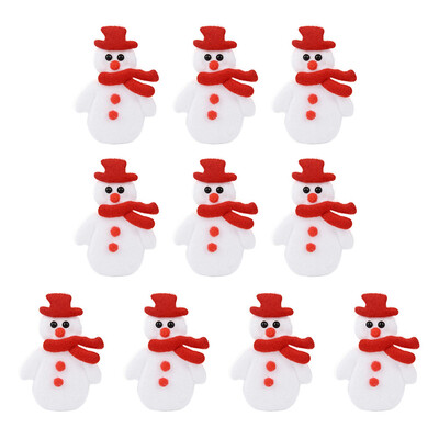 

〖Follure〗10PC Christmas Decoration Accessories Elk Snowman DIY Craft Embellishment