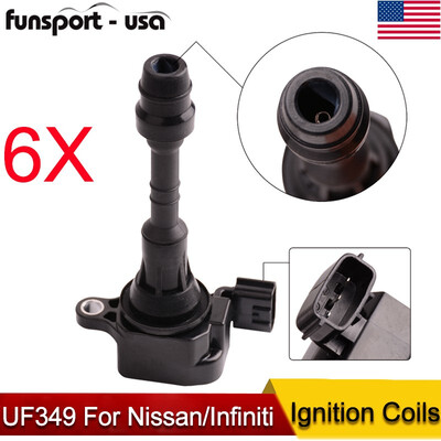 

Ignition Coil Pack of 6 for Nissan Altima - Frontier - Pathfinder - Quest - Xterra - Infiniti Suzuki 35L 40L V6