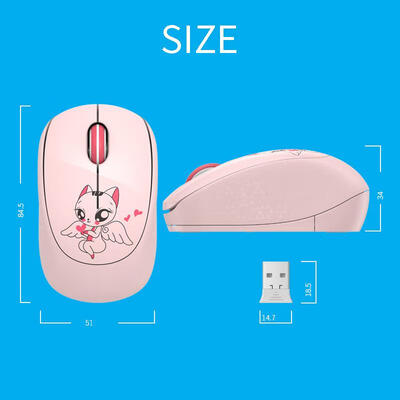 

Mouse Gaming Party Collection Cute 24 GHz Wireless Mice Light Gamer Optical Ergonomic Mause Laptop Computer