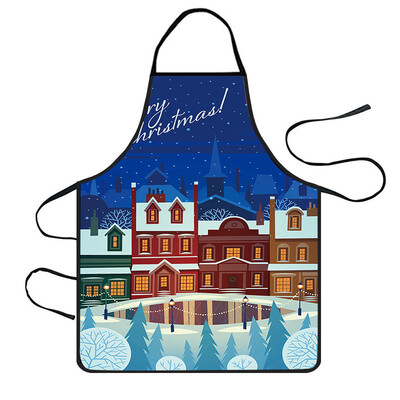 

Toponeto Christmas Decoration Waterproof Apron Kitchen Aprons Dinner Party Apron