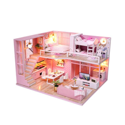 

DIY Doll House Dream Angel Wooden Miniature Dollhouse Furniture Kit Toys