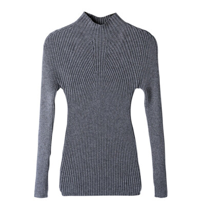 

2019 Women Autumn & Winter Sweater Slim Sexy Deep O Neck Women Sweater Long Sleeve Pullovers Knitted Sweater