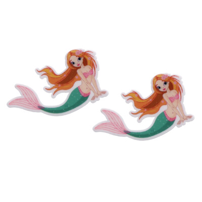 

Trend Cute Mermaid Delicate Personality Colorful Unicorn Earrings Woman Girls Unicorn Earrings Stud Cartoon Horse Jewelry