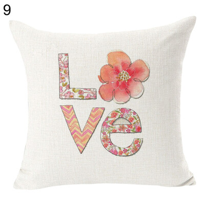 

Dreamcatcher Sun Love Letter Linen Pillow Case Cushion Cover Sofa Bed Car Decor