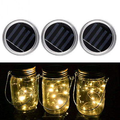 

3PCS Solar Powered Monocrystalline Silicon 985CM 10 LEDs Starry Fairy Light Creative Copper Wire String Lamp Bottle Stopper Home
