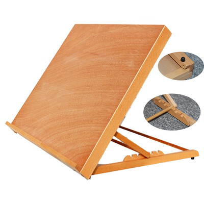 

Ktaxon Table Top Easel 19" x 26" Solid Beechwood Desktop A2 Drawing Board fit for Parper Size A2 A3 A4 for Students