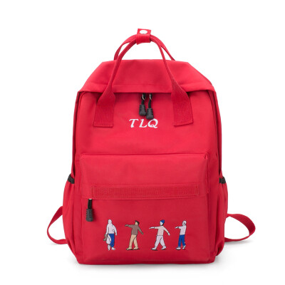 

Ins schoolbag girls campus high school students backpack harbor style ancient feeling young girl Mori Department simple&easy B