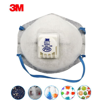 

3M 8577 Particulate Respirator Head-mounted Mouth Masks Activated Carbon Against Particulate Exhaust Gas PM25 Organic Vapor Smoke