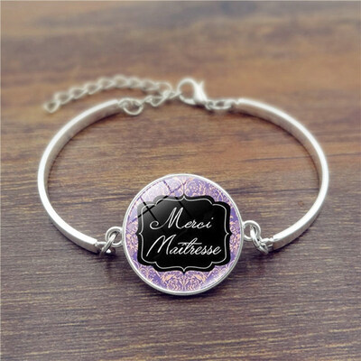 

Colored Teachers Day Gifts Adjustable Time Gem Bracelet Teachers Gift Thank You Teacher Jewelry