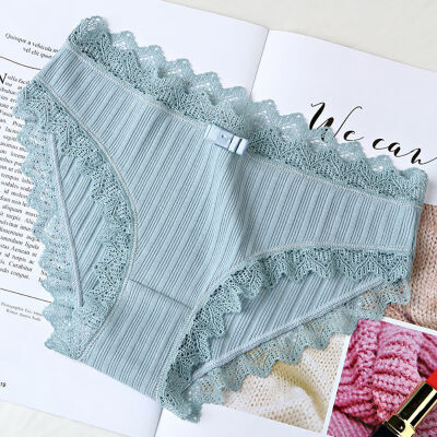 

Cotton Lace Panties Women Underwear 2018 Cute Candy Colors Panties Girl Lingerie Panty Ladies Breathable Comfortable Briefs V2