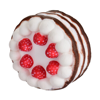 

Gobestart Mini Strawberry Cake Squishy Slow Rising Cream Scented Decompression Cure Toy