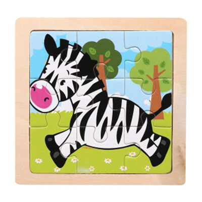 

Tailored Wooden Animal Puzzle Educational Developmental Baby Kids Training Toy