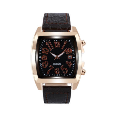 

Business Womens Watches Irregular Ladies Fashion Neutral Quartz Wristwatch Leathere Strap Clock Casual Reloj Mujer