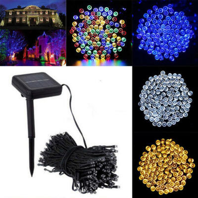 

12M 100 LED Solar Power Fairy Light String Lamp Party Xmas Decor Outdoor RF