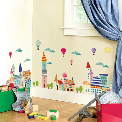 

〖Follure〗DIY Cartoon House Removable Wall Decal Family Home Sticker Mural Art Home Decor