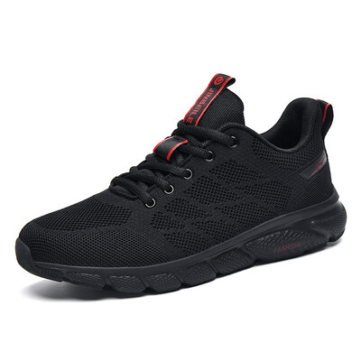 

Mens shoes comfortable mens sports shoes daily wild casual tide shoes lightweight breathable flying woven running shoes